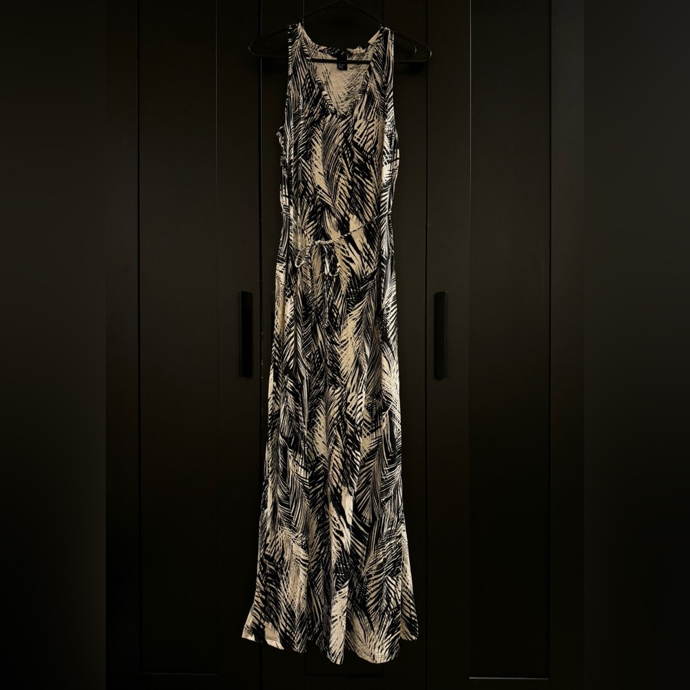 H&M Women Sleeveless V Neck Maxi Dress (Size: XS)